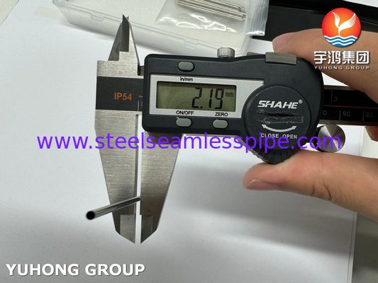 ท่อเข็มขัดขีดสแตนเลสที่มีปลายคม สําหรับอุตสาหกรรมเสื้อผ้า 2.2MM * 62MM