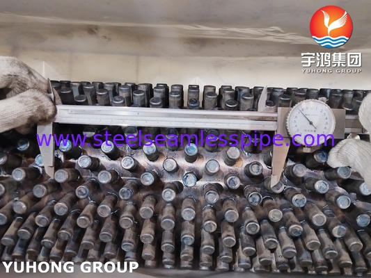 ASME SA106 Gr B หลอดที่ติดหมึกสําหรับการถ่ายทอดความร้อนที่มีประสิทธิภาพสูงในโรงไฟฟ้าไฟฟ้าน้ําหิน