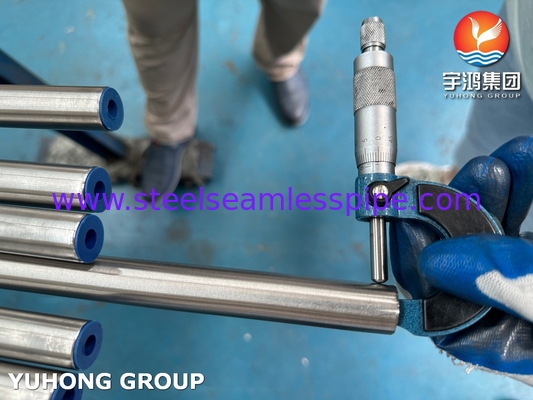 ASTM A249 TP316L ท่อเหล็กไร้สแตนเลสที่เชื่อมสําหรับเครื่องแลกเปลี่ยนความร้อน
