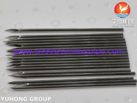 หลอดเข็มฉีดเหล็กไร้ขัด ISO9626 SUS304 16G เข็มสัตวแพทย์สําหรับการดูแลสัตว์