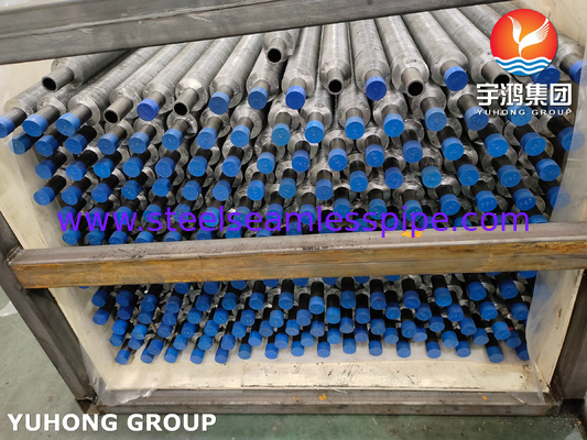 ASTM A210 GR.A1 กล่องปีกที่ติดตั้งในเหล็กคาร์บอน พร้อมแผ่นอลูมิเนียม 100% ECT