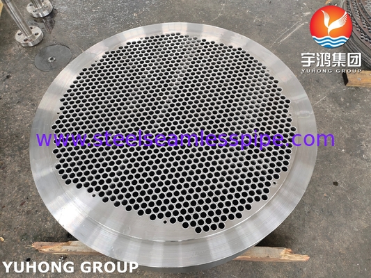 แผ่นท่อแลกเปลี่ยนความร้อน ASME SA266 Gr.2N | สอดคล้องตาม ASME Sec VIII