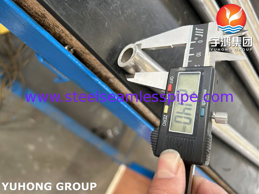 ASTM B163 N04400 ท่อไร้รอยเหล็กสแตนเลสในเครื่องปรับความร้อนและเครื่องแลกเปลี่ยนความร้อน