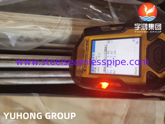 ASME SA213 TP444 ท่อแลกเปลี่ยนความร้อนสแตนเลส U Bend