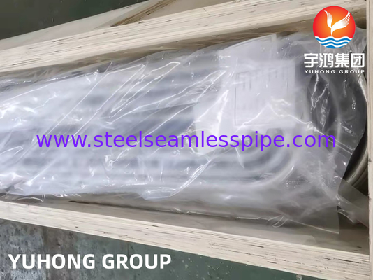 ASME SA213 TP444 ท่อแลกเปลี่ยนความร้อนสแตนเลส U Bend