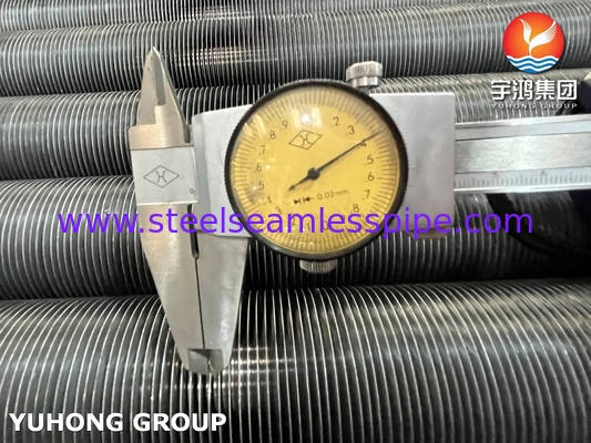 ASTM A179 ก๊าบอนสแตนเลส Fin Tube อลูมิเนียม G Fin ประเภทสําหรับหอเย็นแห้ง