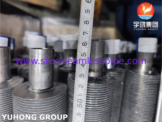สารสกัดไนเคิล ASTM B163 N08825 Incoloy 825 ท่อปีกขีดขยับที่มีปีกอลูมิเนียม