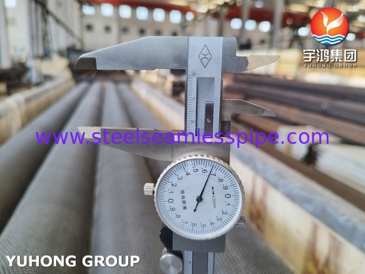 HFW Serrated Fin Tube ASTM A312 TP304H สแตนเลสที่มี SS304 คอนเวคชั่นโค้ล