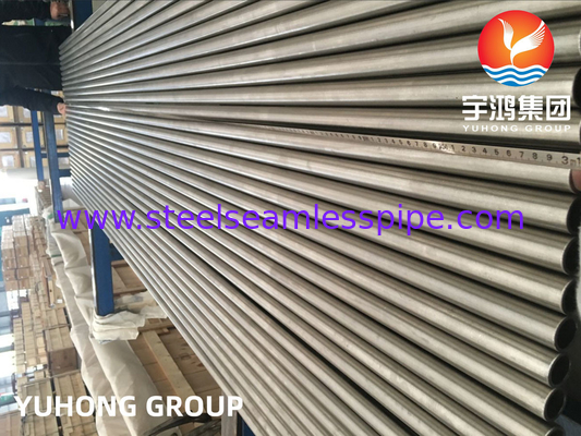 ASTM B167 Inconel 690 N06690 ท่อไร้รอยสําหรับการถ่ายทอดความร้อนจากเครื่องกําเนิดน้ําหมัก