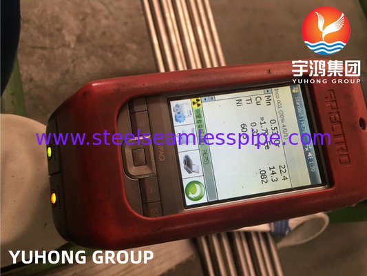 ASTM B167 Inconel 690 N06690 ท่อไร้รอยสําหรับการถ่ายทอดความร้อนจากเครื่องกําเนิดน้ําหมัก