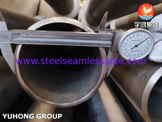 HFW Serrated Fin Tube ASTM A312 TP304H สแตนเลสที่มี SS304 คอนเวคชั่นโค้ล