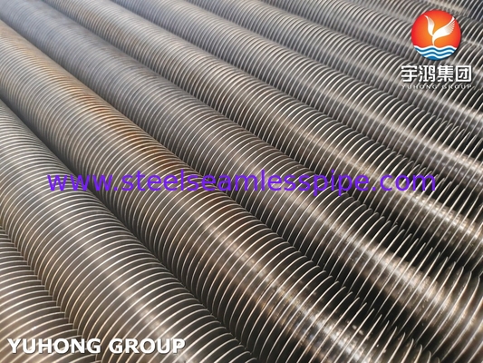 ASTM A179 ALอลูมิเนียมสแตนเลสคาร์บอน ท่อปีกที่ติดตั้งสําหรับเครื่องแลกเปลี่ยนความร้อนและระบบเย็น
