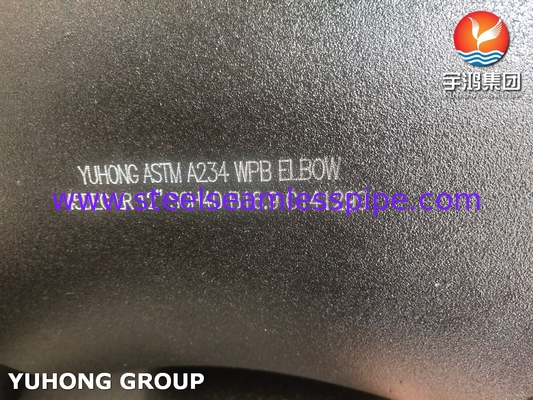 ASTM A234 WPB กระโปรงเหล็กคาร์บอนเอลโคว 45DEG LR Buttwelded BW B169
