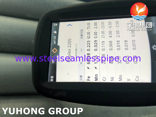ASTM A789 S32205 ท่อเหล็กแบบสองแบบ สําหรับอุตสาหกรรมน้ํามันและก๊าซ