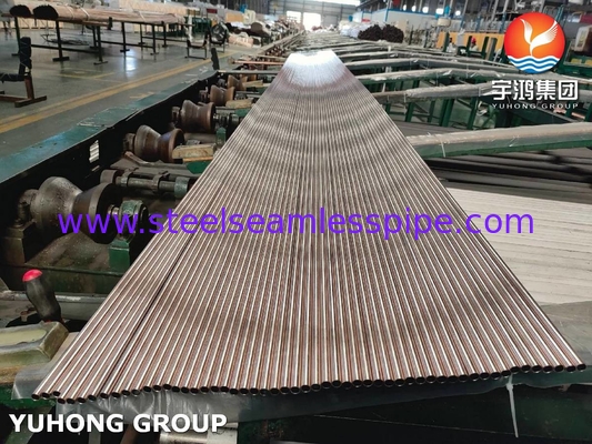 ASME SB111 C70600 ท่อไร้รอยทองแดง นิเคิล สําหรับเครื่องแลกเปลี่ยนความร้อนทางทะเล