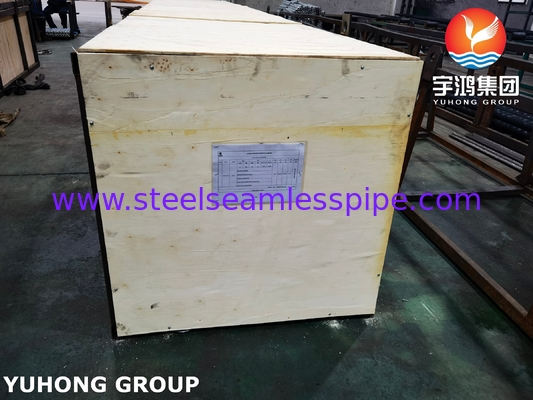 ASME SA179 ท่อปีกขีดออกด้วย Al1100 ปีกสเต็ปสําหรับเครื่องเย็นอากาศ