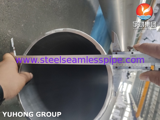 ASTM A928 ประเภท 1 S32750 ท่อเชื่อมเหล็กไร้สแตนเลสแบบสองแบบสําหรับอุตสาหกรรมน้ํามันและก๊าซ