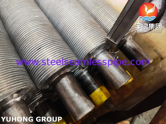 ท่อครีบเหล็กกล้าคาร์บอน ASTM A179 พร้อมครีบ AL1060