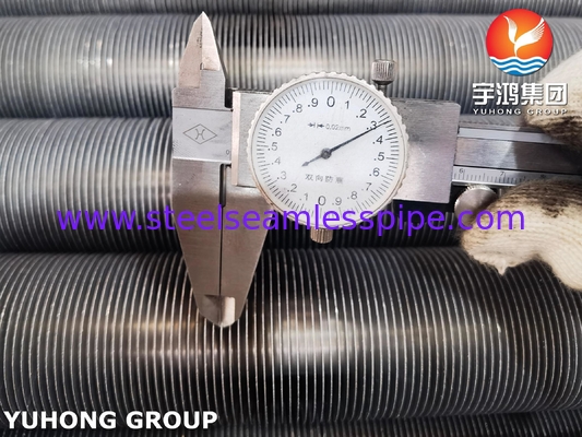 ท่อครีบเหล็กกล้าคาร์บอน ASTM A179 พร้อมครีบ AL1060