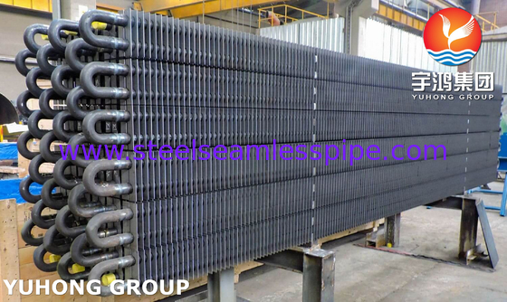 หลอดปีกเหล็กคาร์บอนชนิด H และชนิด H แบบสอง ASTM A179 / ASME SA179