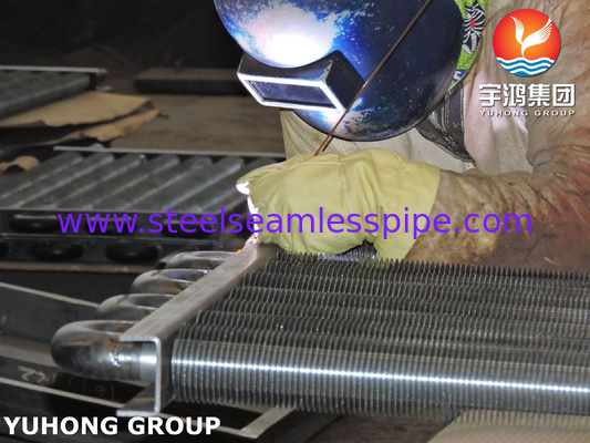 หลอดปีกเหล็กคาร์บอนชนิด H และชนิด H แบบสอง ASTM A179 / ASME SA179