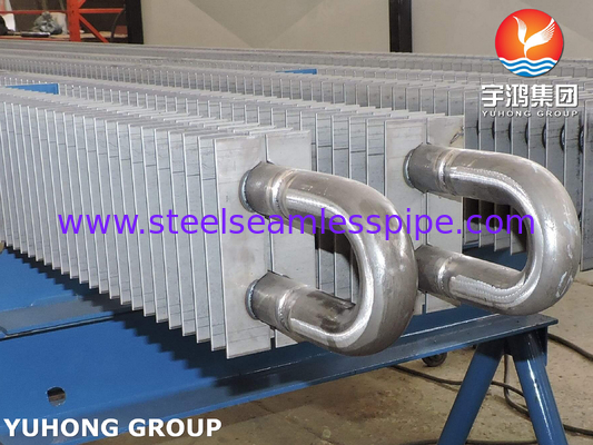 หลอดปีกเหล็กคาร์บอนชนิด H และชนิด H แบบสอง ASTM A179 / ASME SA179