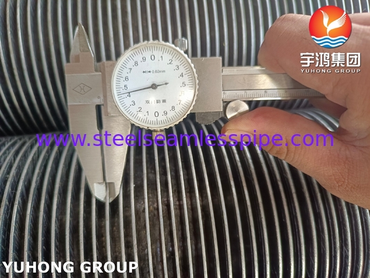 ASTM A335 P22 ท่อปีกแข็งสําหรับเครื่องทําความร้อนและเครื่องประหยัดโรงแปรรูป