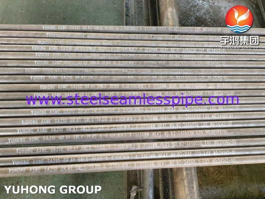 ASME SA210 A1 ท่อเครื่องปั่นที่ไม่มีสายต่อสําหรับเครื่องปรับความร้อนและเครื่องประหยัด
