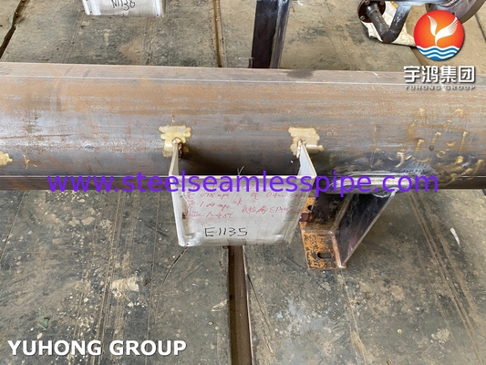 เครื่องแลกเปลี่ยนความร้อนกระเป๋าและท่อด้วยท่อ SS31803 SA-106 เกรด B Shell ASME ตอนที่ VIII