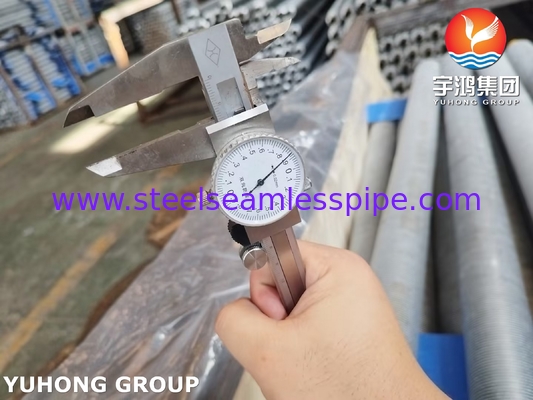 ASME SA249 สแตนเลส วูอนด์ฟินทุ๊บฟินชนิด L สําหรับเครื่องเย็นอากาศ