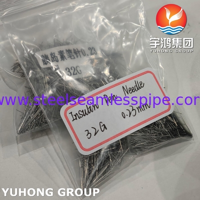 ISO9626 SUS304 นวดปากกาอินซูลิน ท่อเข็มปลาย 5 ขอบ สําหรับรักษาโรคเบาหวาน