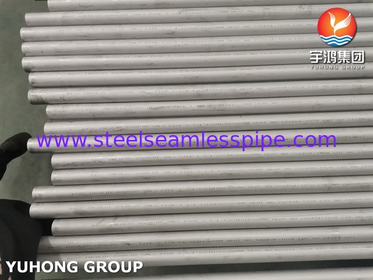 N08811 ท่อเหล็กเหล็กเหล็ก 800H ท่อที่เท่าเทียมกัน ASTM B407 ท่อไร้สายสําหรับโรงงานปิโตรเคมี