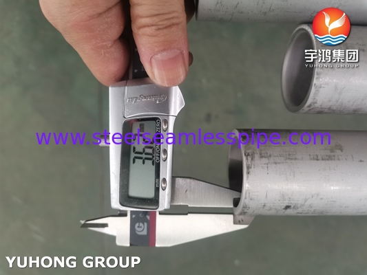 N08811 ท่อเหล็กเหล็กเหล็ก 800H ท่อที่เท่าเทียมกัน ASTM B407 ท่อไร้สายสําหรับโรงงานปิโตรเคมี