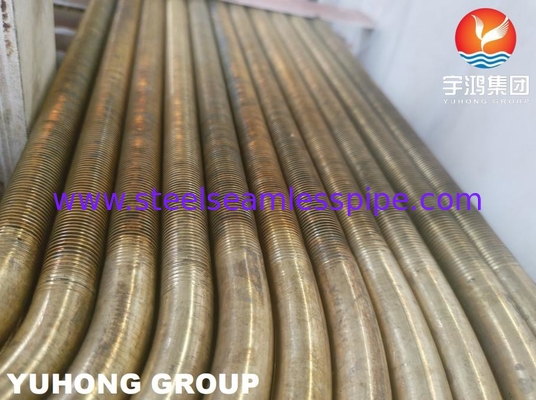 B359 C44300 C44500 สังกะสีทองแดง ท่อปีกต่ํา U Bend สําหรับเครื่องแลกเปลี่ยนความร้อน ASTM B154-16