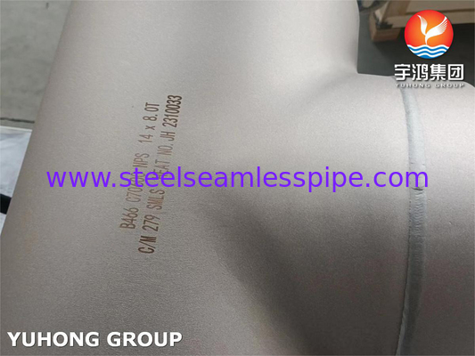 ASTM B466 C70600 ทองแดง นิเคิล สังกัด Fitting เทียบเท่า Tee B169