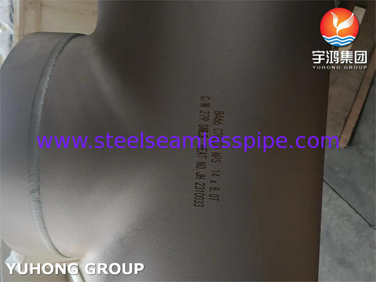 ASTM B466 C70600 ทองแดง นิเคิล สังกัด Fitting เทียบเท่า Tee B169
