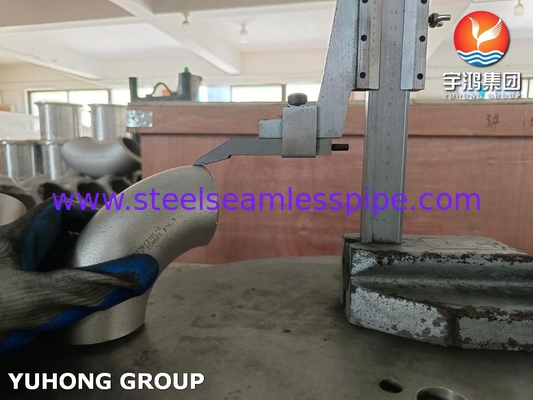 ASTM A403 / ASME SA403 WP316 / WP316L สแตนเลส สแตนเลส ไม่มีรอยปั่นท้าย 90 องศา9