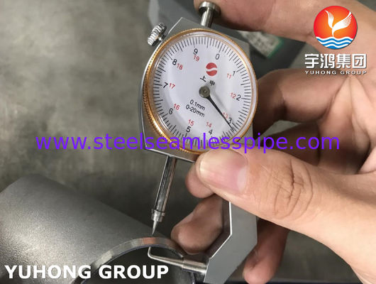 ASTM A815 S31803 เสาเหล็กแบบย้อนหลังปั่น 90 องศา9