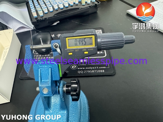 26G สแตนเลส ย้อนหลังตัดท่อเข็มจุดเบเวลสําหรับการเจาะทางการแพทย์ ISO9626 SUS304