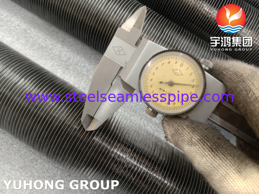 ASME SB163 N04400 หลอดปีกที่ติดตั้งด้วยปีกอลูมิเนียมสําหรับเครื่องเย็นอากาศและเครื่องปั่นแก๊ส