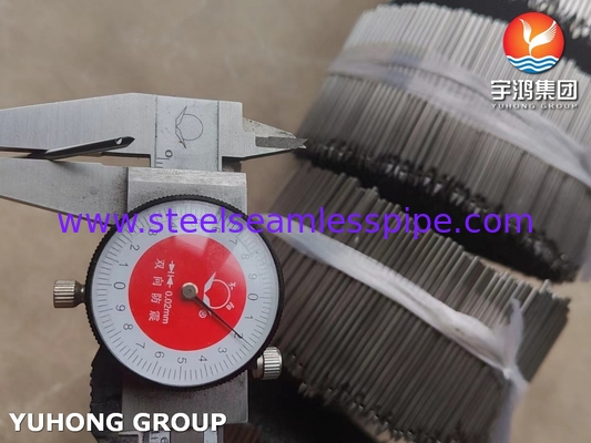 2.2MM SUS304 ท่อเข็มเหล็กไร้ขัดสําหรับการขัดและเย็บ