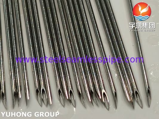 21G Lancet Point Injection Needle ระดับการแพทย์ ท่อเข็มเหล็กไร้สแตนเลส ISO9626 SUS304