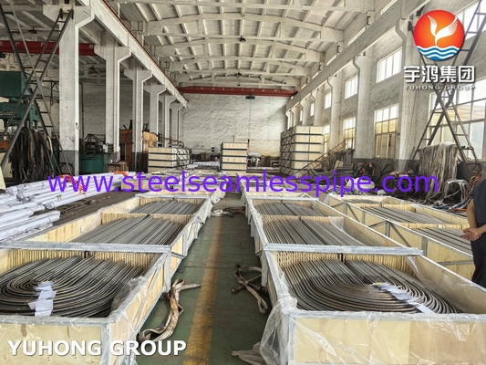 ท่อแลกเปลี่ยนความร้อนจากสแตนเลส ASME SA213 TP304L ASTM A262 การปฏิบัติ E