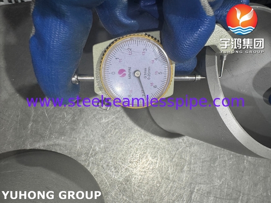 ASTM B366 N10276 ECC เครื่องลดความบริสุทธิ์สูง ท่อส่งกลาง