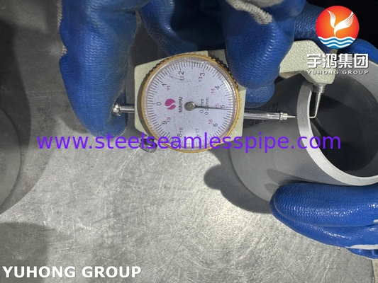 ASTM B366 N10276 ECC เครื่องลดความบริสุทธิ์สูง ท่อส่งกลาง