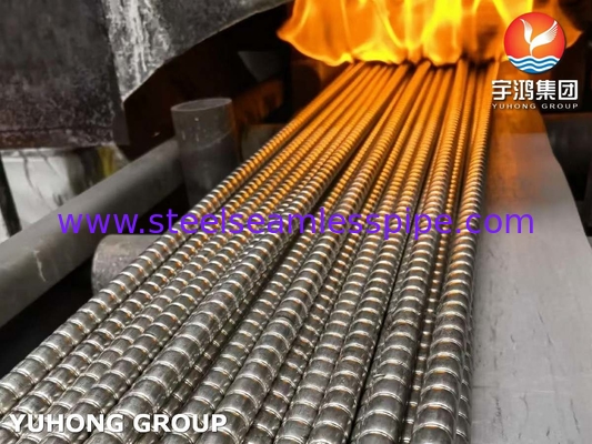 ASME SA312 / ASTM A312 TP310S ท่อปีกท่อสําหรับเครื่องแลกเปลี่ยนความร้อน