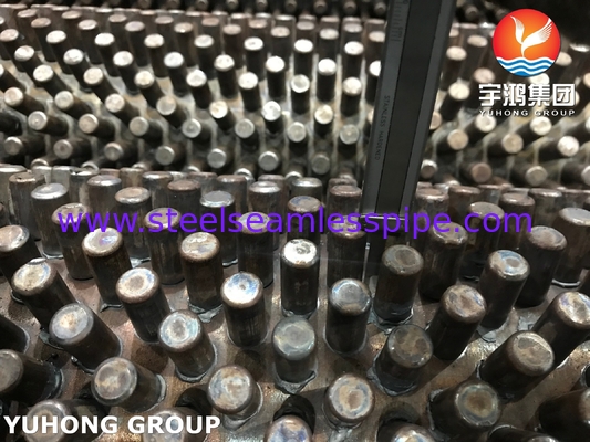โลหะสแตนเลส ASME SA335 P9 ท่อปีกปัดแบบไม่มีรอยต่อสําหรับเครื่องอบอุ่น