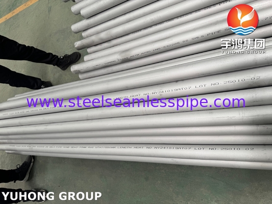 ASTM A790 / ASME SA790 S32205 ท่อเหล็กแบบย้อนหลังไร้รอยสําหรับอุตสาหกรรมน้ํามันและก๊าซ