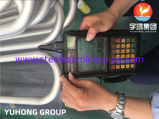 อินโคเนล 625 หลอดไร้รอยเหล็กไนเคิล ASTM B444 UNS NO8825 สําหรับเครื่องแลกเปลี่ยนความร้อน