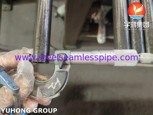 ASTM A213 T5 K41545 ท่อเหล็กสแตนเลส โครมโมลิบเดนัมไร้รอยสําหรับอุปกรณ์แลกเปลี่ยนความร้อน